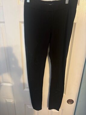 Rock & Republic Black Leggings with Stud Detail